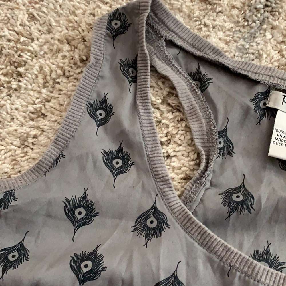 Pinky grey Racerback top - Picture 4 of 7